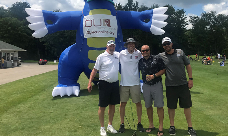 golfers at OUR CU outing