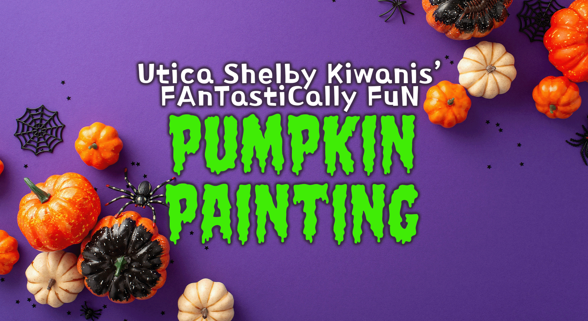 Utica Shelby Kiwanis Pumpkin Painting Party